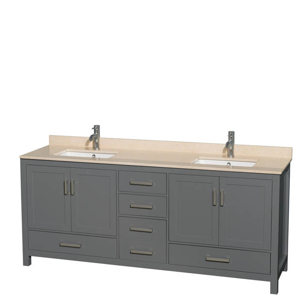 Wyndham Collection Sheffield 59" Single Bathroom Vanity Base Only